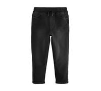 NEXT Niños Jeans elásticos de Corte Holgado y Cintura elástica Negro 16 Años