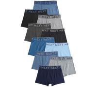 NEXT Niños Pack de 10 Calzoncillos Azul/Gris 13 Años-14 Años