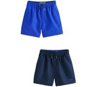 NEXT Niños Pack de 2 bañadores Cobalt Blue and Navy 12 Años