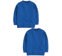 NEXT Niños Pack de 2 jerséis Escolares con Cuello Redondo Azul 12 Años
