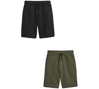NEXT Niños Pack de 2 Pantalones Cortos de Punto básicos