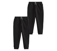 NEXT Niños Pack de 2 Pantalones de chándal de Corte Slim Negro 10 Años