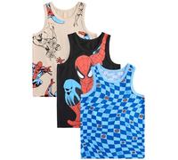 NEXT Niños Pack de 3 Camisetas sin Mangas de Spiderman Multi 5 Años-6 Años