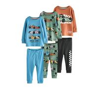 NEXT Niños Pack de 3 Pijamas cómodos Blue/Green 7 Años-8 Años