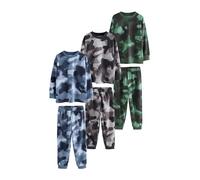 NEXT Niños Pack de 3 Pijamas de Manga Larga Multi Camo 10 Años