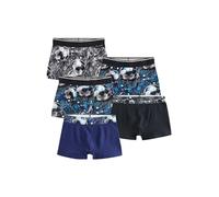 Next Niños Pack de 5 Calzoncillos Estampados Blue/Black Football Print 7 Años