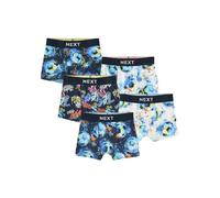 NEXT Niños Pack de 5 Calzoncillos Estampados Blue Football Print 5 Años-6 Años
