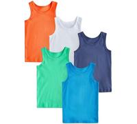 NEXT Niños Pack de 5 camisetas sin mangas Multicolor 13 Años-14 Años