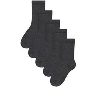 NEXT Niños Pack de 5 pares de calcetines térmicos con estampado Gris 31