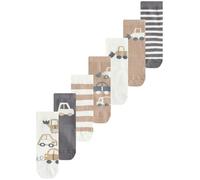 NEXT Niños Pack de 7 pares de calcetines con alto contenido de algodón Neutral Transport 31-36