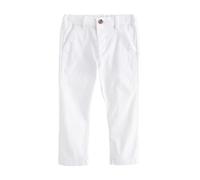 Next Niños Pantalones Chinos elásticos Blanco 5 Años