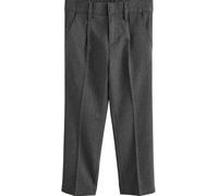NEXT Niños Pantalones Escolares con Parte Delantera con Pinzas de Corte estándar Gris 16 Años
