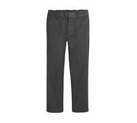 next Niños Pantalones Parte Delantera Lisa (3-16 años) Corte Estándar Gris 8 años