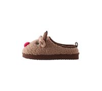 NEXT Niños Pantuflas cómodas de Estilo navideño Brown Reindeer 32