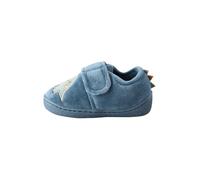 Next Niños Pantuflas con Suela de Goma y Forro calentito Blue Dinosaur 30,5