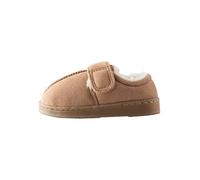 Next Niños Pantuflas con Suela de Goma y Forro calentito Tan/Brown 28