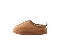 Next Niños Pantuflas Estilo Chinelas abrigadas Marrón Tostado 35,5