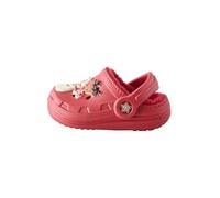 NEXT Niños Pantuflas navideñas Tipo Zuecos con Forro cálido Rojo 30,5