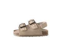 NEXT Niños Sandalias de cuero con doble hebilla Stone Leather 21.5