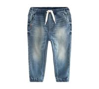 NEXT Niños Vaqueros Estilo Pantalones de chándal cómodos y elásticos Azul Medio 3 Meses-6 Meses