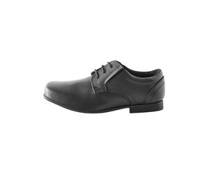 NEXT Niños Zapatos de Cuero con Cordones para el Colegio Negro 41.5