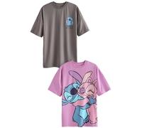 NEXT Pack de 2 Camisones de Lilo y Stitch Grey/Purple 7 Años