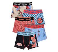 NEXT Pack de 5 Calzoncillos de Spiderman Rojo 5-6 Años