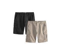 Next Pantalón cargo beige / negro 56xshort EUR