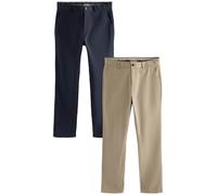 Next Pantalón chino beige oscuro / navy 28xshort beige oscuro / navy