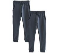 NEXT Niñas Pack de 2 Pantalones de chándal de Corte Pitillo Azul Marino 12 Años