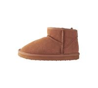 NEXT Pantuflas estilo botón con forro cálido de ante Marrón tostado 39