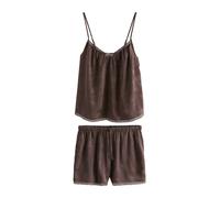 Next Pijama de pantalón corto 'N. Premium' chocolate XXXL chocolate