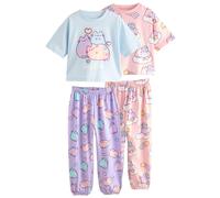 Next Pijama 'Pusheen' azul claro / lila / rosa claro / offwhite 116 azul claro / lila / rosa claro / offwhite