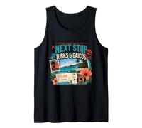 Next Stop Turks & Caicos Island Vacaciones Camiseta sin Mangas