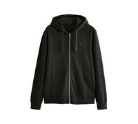 NEXT Sudadera Ligera con Capucha y Cremallera 100% algodón Verde Caqui M