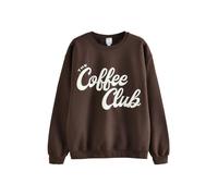 Next Sudadera marrón / blanco 4XL-5XL marrón / blanco