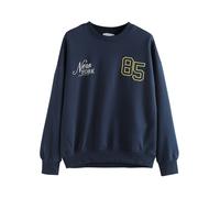 Next Sudadera 'New York City' navy / amarillo / blanco S-M navy / amarillo / blanco