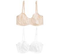 Next Sujetador beige / blanco 75xH EUR