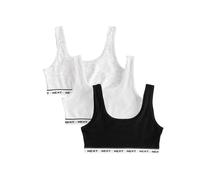 Next Sujetador gris moteado / negro / blanco 128 gris moteado / negro / blanco