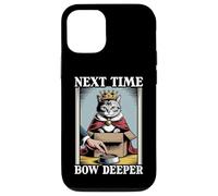 Next Time Bow Deeper Cat In Box - Cuenco de comida con diseño de gato divertido Carcasa para iPhone 12/12 Pro