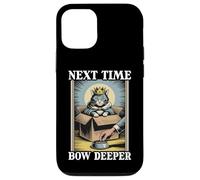 Next Time Bow Deeper Cat In Box - Cuenco de comida con diseño de gato divertido Carcasa para iPhone 12/12 Pro