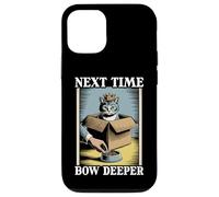 Next Time Bow Deeper Cat In Box - Cuenco de comida con diseño de gato divertido Carcasa para iPhone 12/12 Pro