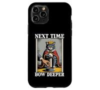 Next Time Bow Deeper - Cuenco de comida para gatos, diseño de gato divertido Carcasa para iPhone 11 Pro