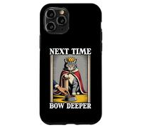 Next Time Bow Deeper - Cuenco de comida para gatos, diseño de gato divertido Carcasa para iPhone 11 Pro