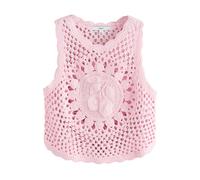 Next Top de punto rosa XS rosa
