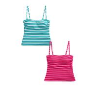 Next Top de tankini azul / azul oscuro / rosa / altrosa / blanco XL azul / azul oscuro / rosa / altrosa / blanco