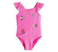 Next Traje de baño azul cobalto / naranja neón / rosa 80 azul cobalto / naranja neón / rosa