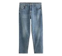 NEXT Vaqueros Elástico para Hombre, Estilo Clásico, Mezcla de Algodón Elástico Azul Claro Vintage W: 42 / L: 31
