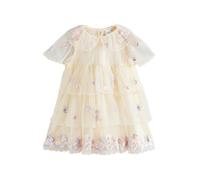 Next Vestido crema / malva / lila pastel / rosa pastel 122 EUR