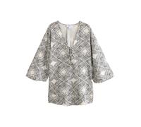 Next Vestido de playa negro / blanco 42 negro / blanco